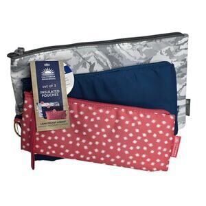 California Innovations Insulated Pouch Set of 3 Leakproof Lunch Snack Bags New